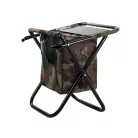 Skládací rybářské křeslo s praktickým úložným prostorem