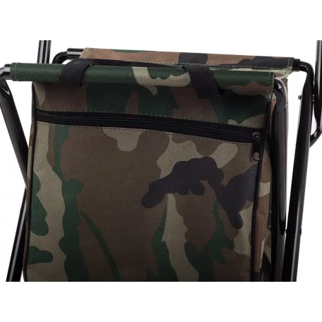 Skládací rybářské křeslo s praktickým úložným prostorem