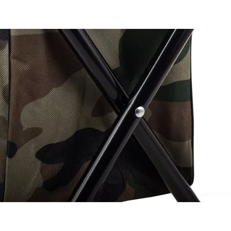 Skládací rybářské křeslo s praktickým úložným prostorem