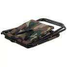 Skládací rybářské křeslo s praktickým úložným prostorem