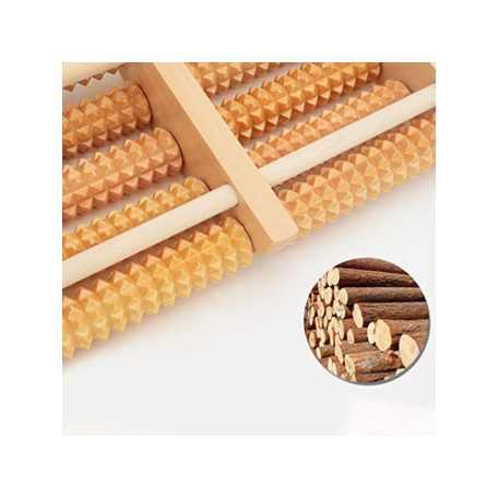 Tradiční dřevěný masážní přístroj na chodidla