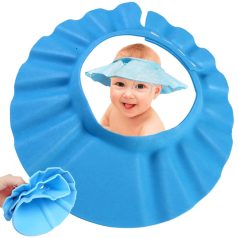   Nastavitelná koupací čepice na mytí vlasů pro kojence nebo malé děti - modrá