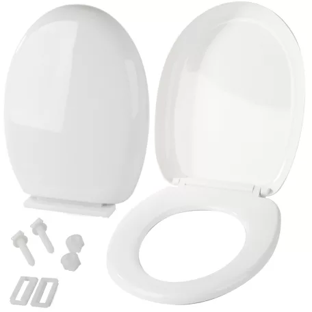 WC sedátko se zpomalovacím mechanismem - bílá