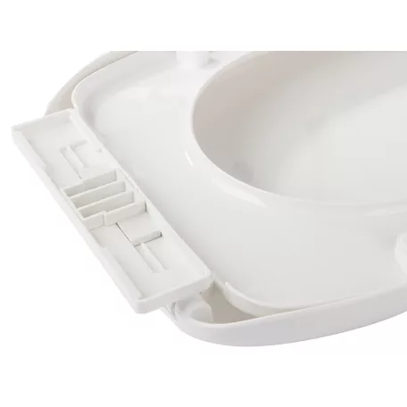 WC sedátko se zpomalovacím mechanismem - bílá