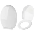 WC sedátko se zpomalovacím mechanismem - bílá