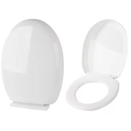 WC sedátko se zpomalovacím mechanismem - bílá