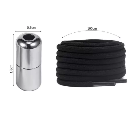 Flexibilní gumová šňůrka 100 cm se 2 zapínáními