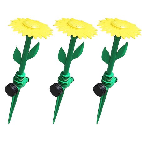 Zahradní rozprašovač na vodu ve tvaru květu, která se dá vpíchnout do země