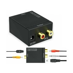   Konvertor Digitální adaptér (koaxiální, Toslink SPDIF / RCA R/L)