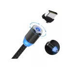 Nabíjecí kabel USB osvětlení typu C 3v1 - 1m