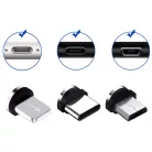 Nabíjecí kabel USB osvětlení typu C 3v1 - 1m