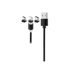 Nabíjecí kabel USB osvětlení typu C 3v1 - 1m