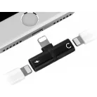 Rozbočovací adaptér Apple - poslech hudby a nabíjení současně