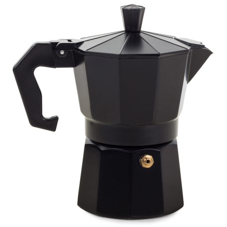 Tradiční kávovar o objemu 150 ml v černé barvě