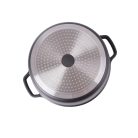 Vysoce kvalitní nepřilnavý hrnec z hliníkové slitiny s poklicí - 6,6l