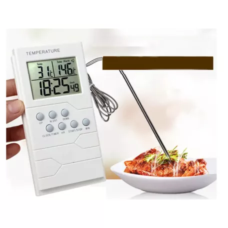 Kuchyňský teploměr s LCD displejem
