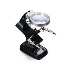   Držáček s lupou, s 3x-4,5x zvětšením - s 10 LED diodami
