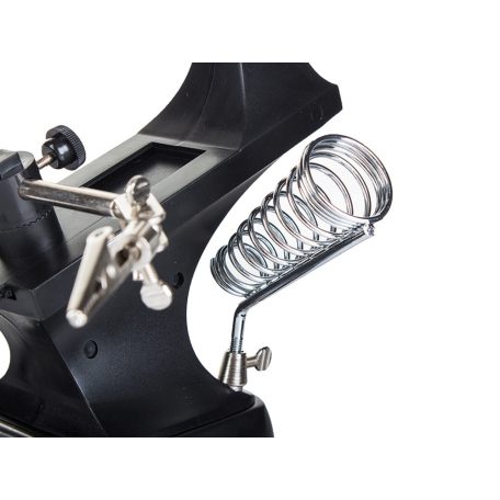 Držáček s lupou, s 3x-4,5x zvětšením - s 10 LED diodami