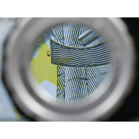 Šperkařský mikroskop 30x se 3 LED diodami a UV světlem v praktickém úložném prostoru