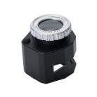 Šperkařský mikroskop 30x se 3 LED diodami a UV světlem v praktickém úložném prostoru