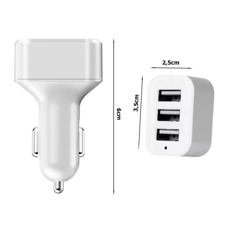 Autonabíječka 3 USB