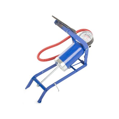 Nožní pumpa na auto/kolo s manometrem