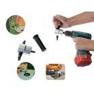 Nástavec do vrtačky pro řezání plechu