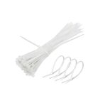 Stahovací pásky 2,5 x 100 mm 100 ks - bílá