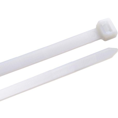 Stahovací pásky 2,5 x 100 mm 100 ks - bílá