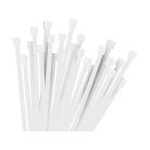 Stahovací pásky 2,5 x 100 mm 100 ks - bílá