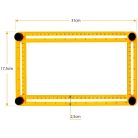 Multifunkční nastavitelný úhloměr