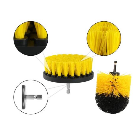 Sada čistících kartáčů a leštících kotoučů na vrtačku 23 ks