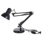 Nastavitelná stolní lampa v černé barvě s vypínačem - 40 W