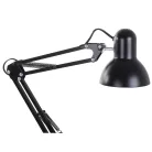 Nastavitelná stolní lampa v černé barvě s vypínačem - 40 W