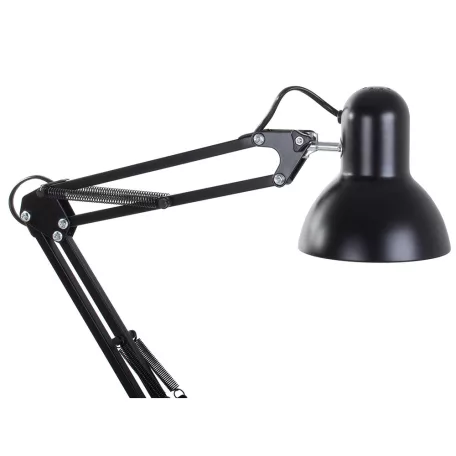 Nastavitelná stolní lampa v černé barvě s vypínačem - 40 W