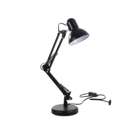 Nastavitelná stolní lampa v černé barvě s vypínačem - 40 W