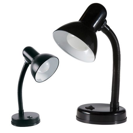 Nastavitelná stolní lampa v černé barvě - 40 W