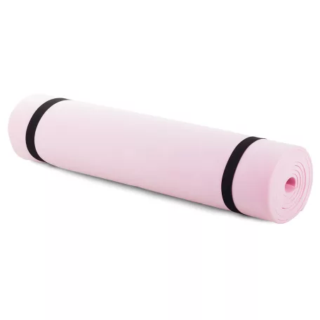 Podložka na fitness cvičení, jógu nebo kemp - 50x180cm - růžová
