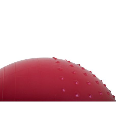 Velký nafukovací fitnes míč s pumpou v červené barvě - 65 cm