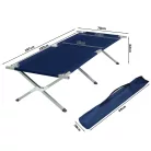 Skládací kempinkové lůžko s přenosnou taškou