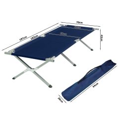Skládací kempinkové lůžko s přenosnou taškou