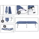 Skládací kempinkové lůžko s přenosnou taškou