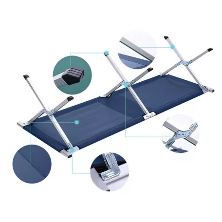 Skládací kempinkové lůžko s přenosnou taškou