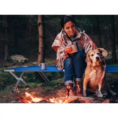 Skládací kempinkové lůžko s přenosnou taškou