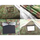 Kempový stan pro 4 osoby se síťkou proti komárům a mouchám a taškou na přenášení
