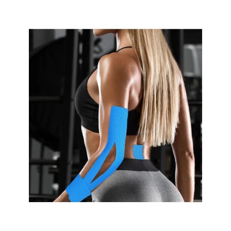 Kineziologická náplast na fixaci svalů v černé barvě - 5 metrů