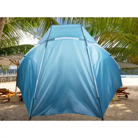 Plážový stan v modré barvě - 200 cm x 100 cm x 110 cm