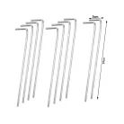 10-dílná sada pro upevnění stanu