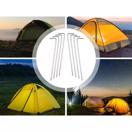 10-dílná sada pro upevnění stanu