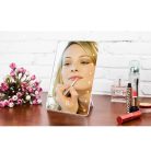 Velké kosmetické zrcátko s 16 LED světly - bílé